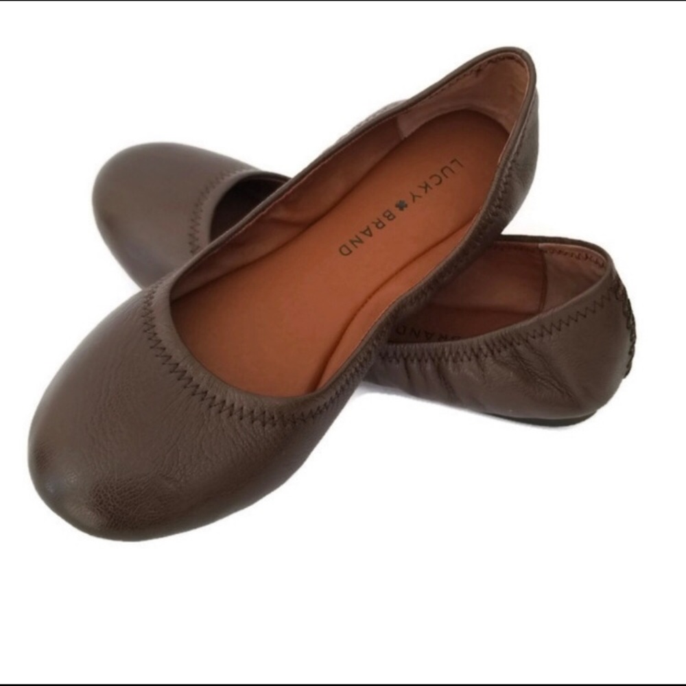 LUCKY BRAND Brown Flats 7 EXCELLENT CONDITION!!☺️😊 Offers welcome !!